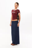 Wren Foldback Maxi Skirt, NAVY LEAGUE - alternate image 5