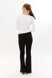 Riri Scoop Neck Long Sleeve Top, WHITE - alternate image 5