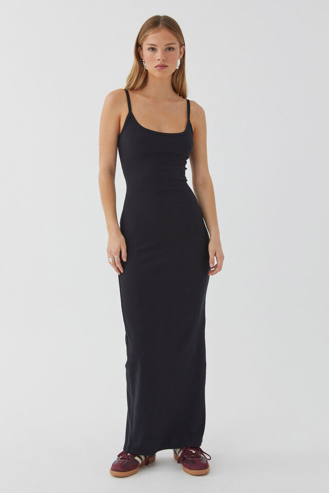 Mimi Maxi Dress, BLACK