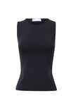 Luxe Mackenzie Open Back Tank, BLACK - alternate image 6