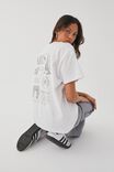 Callie Oversized Graphic T Shirt, WHITE/FLASH SHEET - alternate image 3