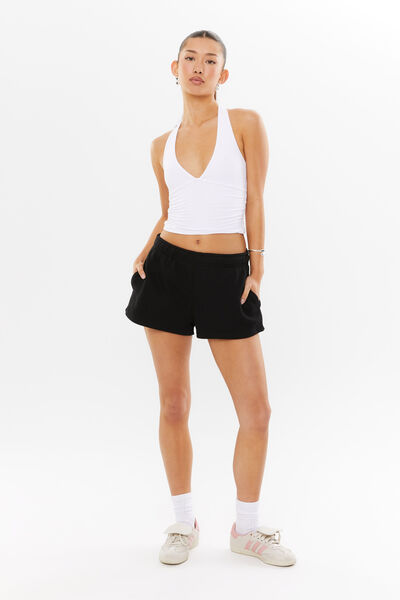 Malia Sweat Short, BLACK