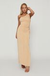 Tiffany One Shoulder Formal Dress, DECO GOLD