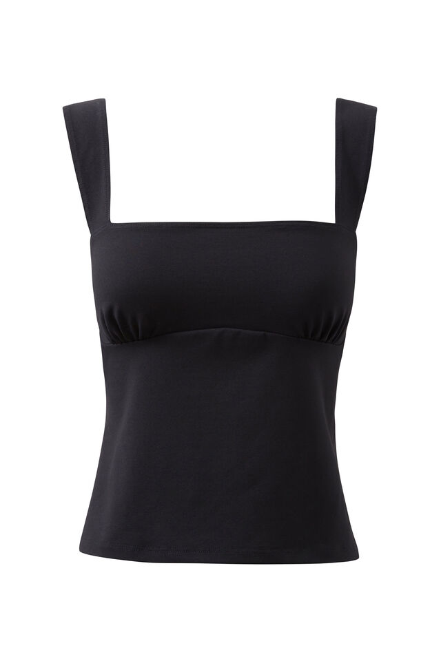 Remi Backless Top, BLACK