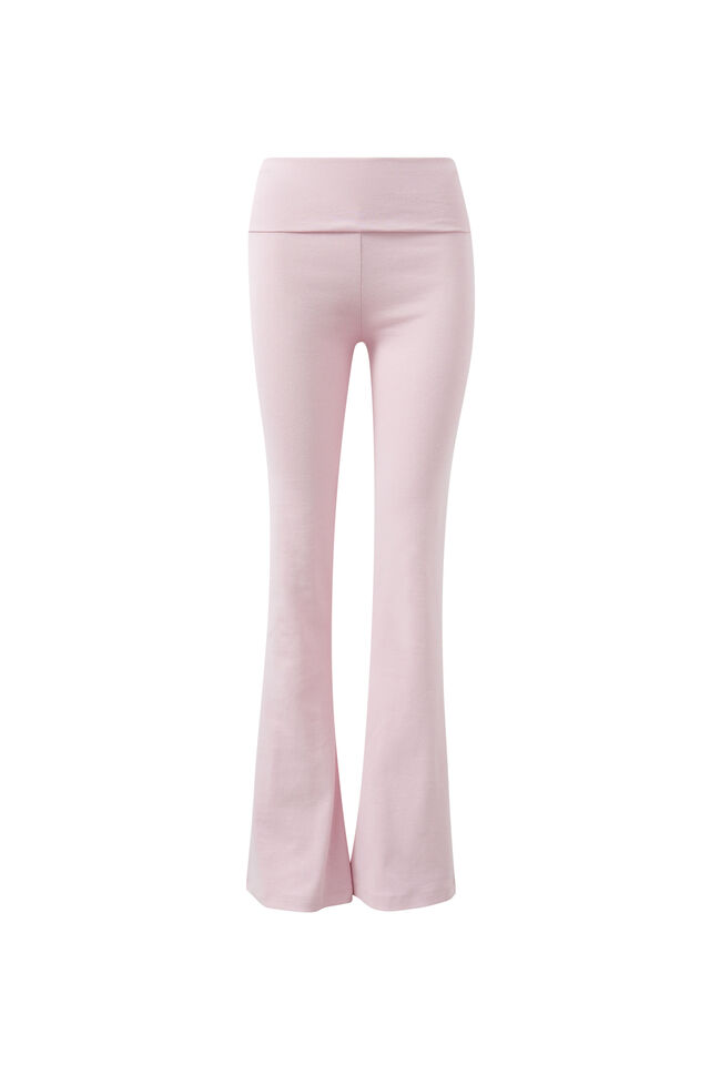 Fold Back Flare Pant, ROSETTE PINK