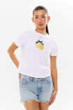 Lemon Graphic Tee, WHITE/LEMONS - alternate image 1
