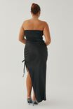 Audrina Strapless Maxi Dress, BLACK - alternate image 4