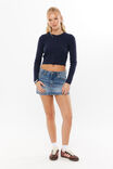 Quinny Cable Knit Cardi, ALL STAR NAVY - alternate image 2