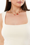 Luxe Open Neck Top, LEMON PUFF - alternate image 4