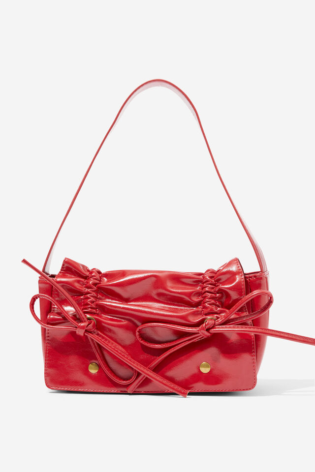 Blaire Bow Bag, RED