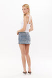 Kayla Shirred Cami, WHITE - alternate image 3