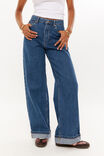 High Rise Wide Jean, IRIS BLUE - alternate image 2