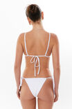 Tri Slide Bikini Top, WHITE - alternate image 6