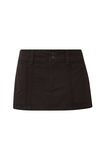 Eden Cargo Mini Skirt, BLACK - alternate image 6