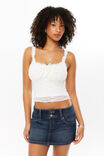 Lani Lace Tank, SUMMER WHITE - alternate image 1