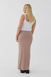 Luxe Hipster Maxi Skirt, TOFFEE TAUPE - alternate image 3