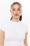 Tattiana T-Shirt Ruched Mini Dress, SUMMER WHITE - alternate image 4