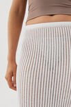 Sara Crochet Maxi Skirt, WHITE - alternate image 4