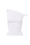 Luxe Bree Ruched Twist Top, WHITE - alternate image 6