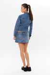 Maddi Fitted Denim Jacket, WINTER BLUE - alternate image 5