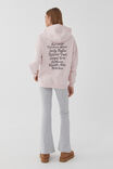 Paige Oversized Printed Hoodie, GLOSS PINK/AMORE - alternate image 2