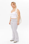 Fold Back Flare Pant, GREY MARLE - alternate image 5