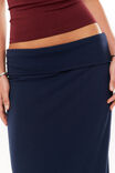 Wren Foldback Maxi Skirt, NAVY LEAGUE - alternate image 4
