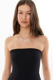 Soft Longline Tube Top, BLACK - alternate image 4