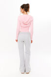 Nelly Flare Leg Track Pant, GREY MARLE - alternate image 3