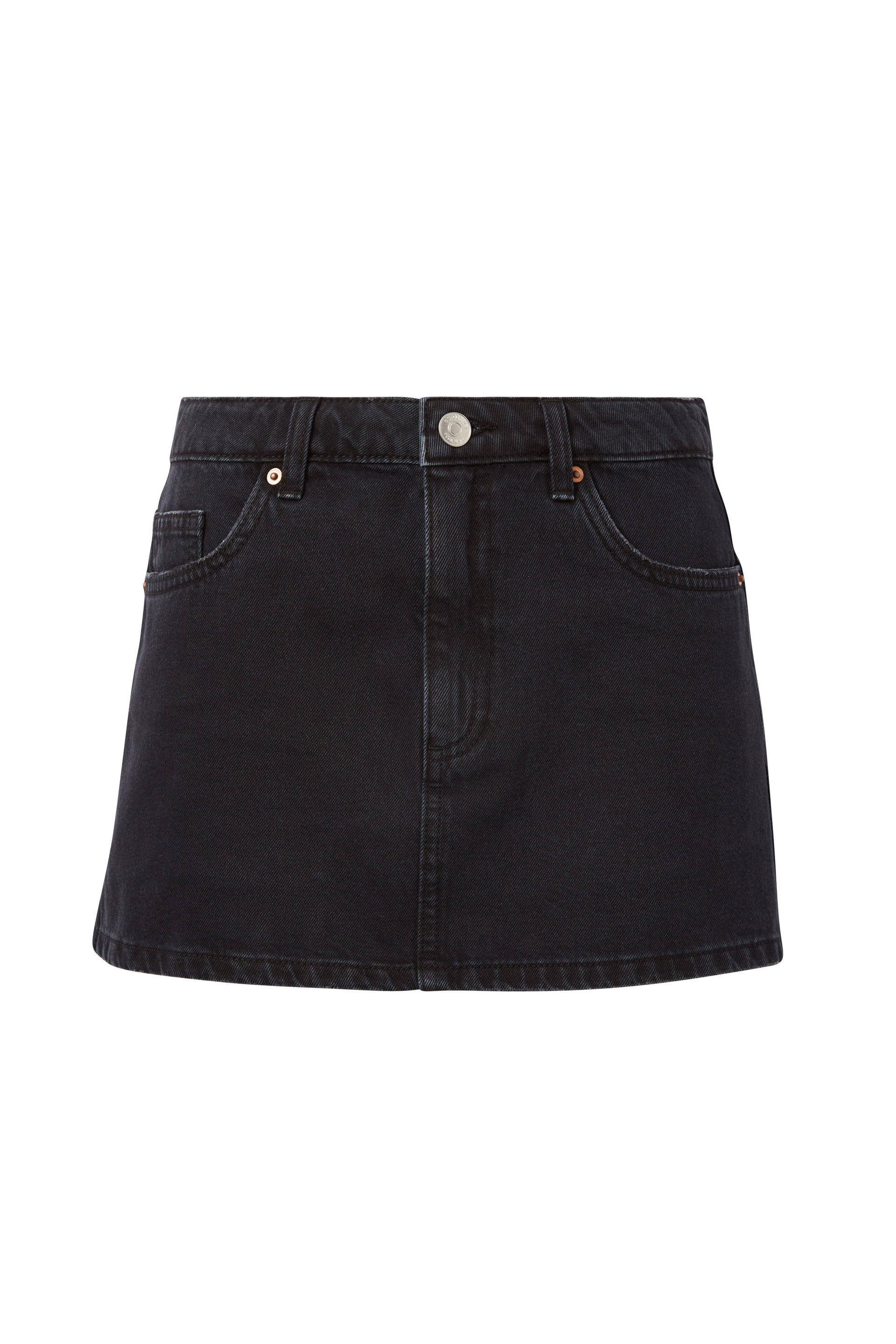 Black denim skirt supre clearance
