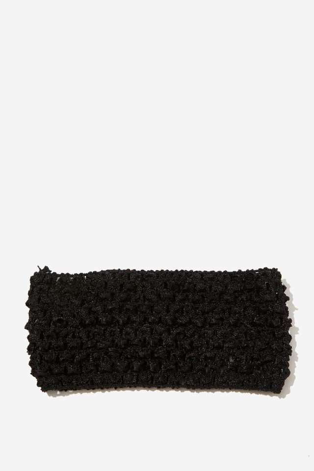 Kaylee Knit Headband, BLACK
