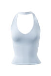 Luxe Halter Top, BEAU BLUE - alternate image 6