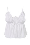 Tori Babydoll Cami, WHITE - alternate image 6