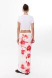 By Poppy Luxe Hipster Maxi Skirt, WHITE/ORCHID BLUR - alternate image 3