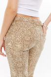 Low Stretch Bootleg Jean, KENDRA PYTHON BROWN - alternate image 4