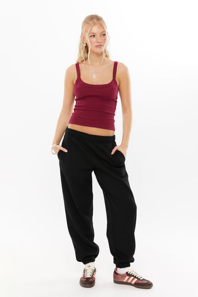 Sky Jogger Track Pant, BLACK