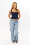 Riri Scoop Neck Tank, VARSITY NAVY - alternate image 2