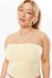 Soft Longline Tube Top, BANANA YELLOW - alternate image 4