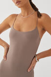 Luxe Sleeveless Maxi Dress, MINK BROWN - alternate image 5