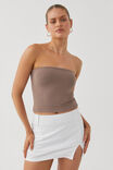 Finley Split Mini Skirt, WHITE - alternate image 5