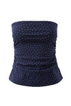 Eva Strapless Top, JANE SPOT NAVY WHITE - alternate image 6