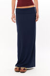 Wren Foldback Maxi Skirt, NAVY LEAGUE - alternate image 2