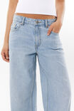 Low Rise Baggy Jean, SERENE BLUE - alternate image 4