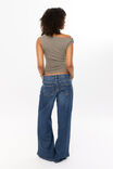 Carly Cowl Neck Top, OLIVE GREEN - alternate image 3