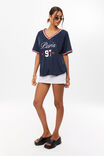 Regina V-Neck Jersey, NIGHT NAVY/PARIS 97 - alternate image 4