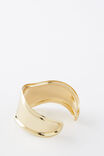 Single Bangle, GOLD/WIDE CUFF - alternate image 2