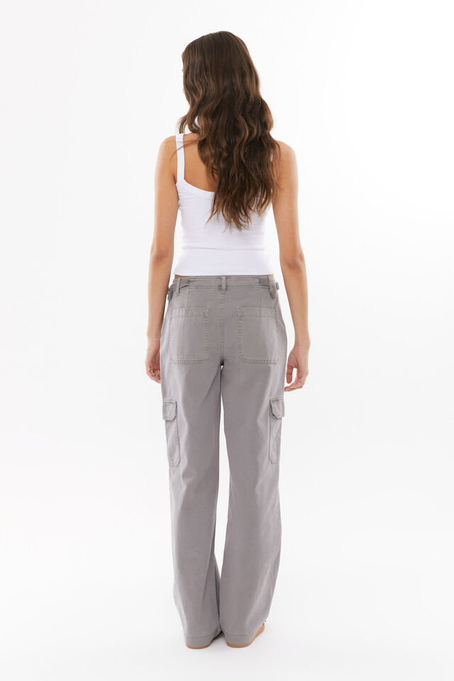 Matilda Cargo Pant, FOSSIL GREY