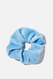 Brushed Scrunchie, CAPRI BLUE