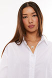 Tatum Oversized Shirt, WHITE - alternate image 5