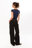 Gia Cargo Pant, BLACK - alternate image 3